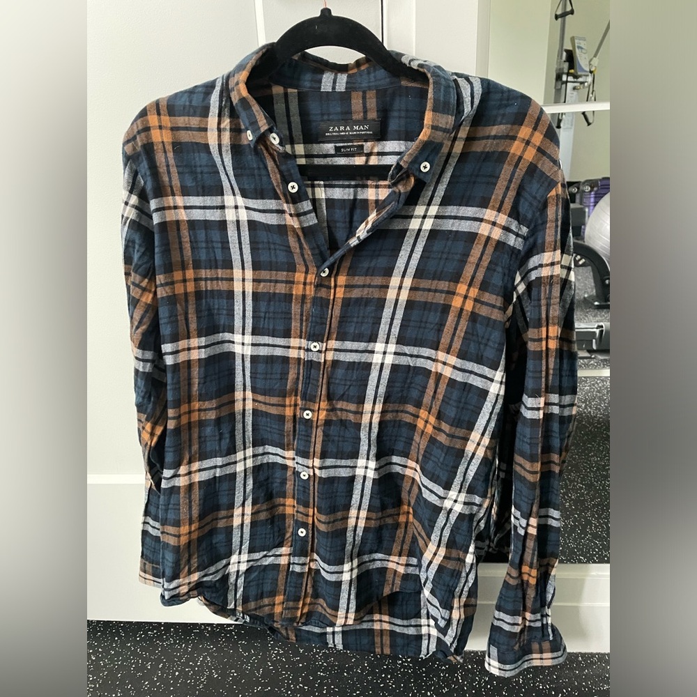 Zara Man - Plaid button up shirt